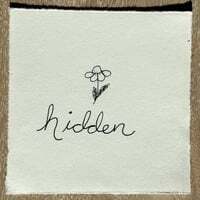 Cover art for Hidden
